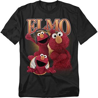 Big & Tall Sesame Street Elmo Bootleg Style Tee