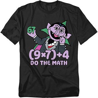 Big & Tall Sesame Street The Count Do the Math Tee