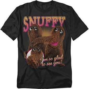 Big & Tall Sesame Street Snuffy Bootleg Style Tee