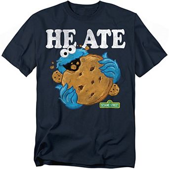 Big & Tall Sesame Street He Ate Big Cookie Tee