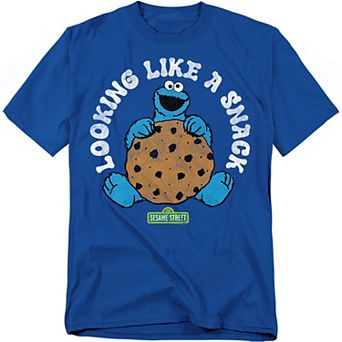 Big & Tall Sesame Street Cookie Monster Snack Tee