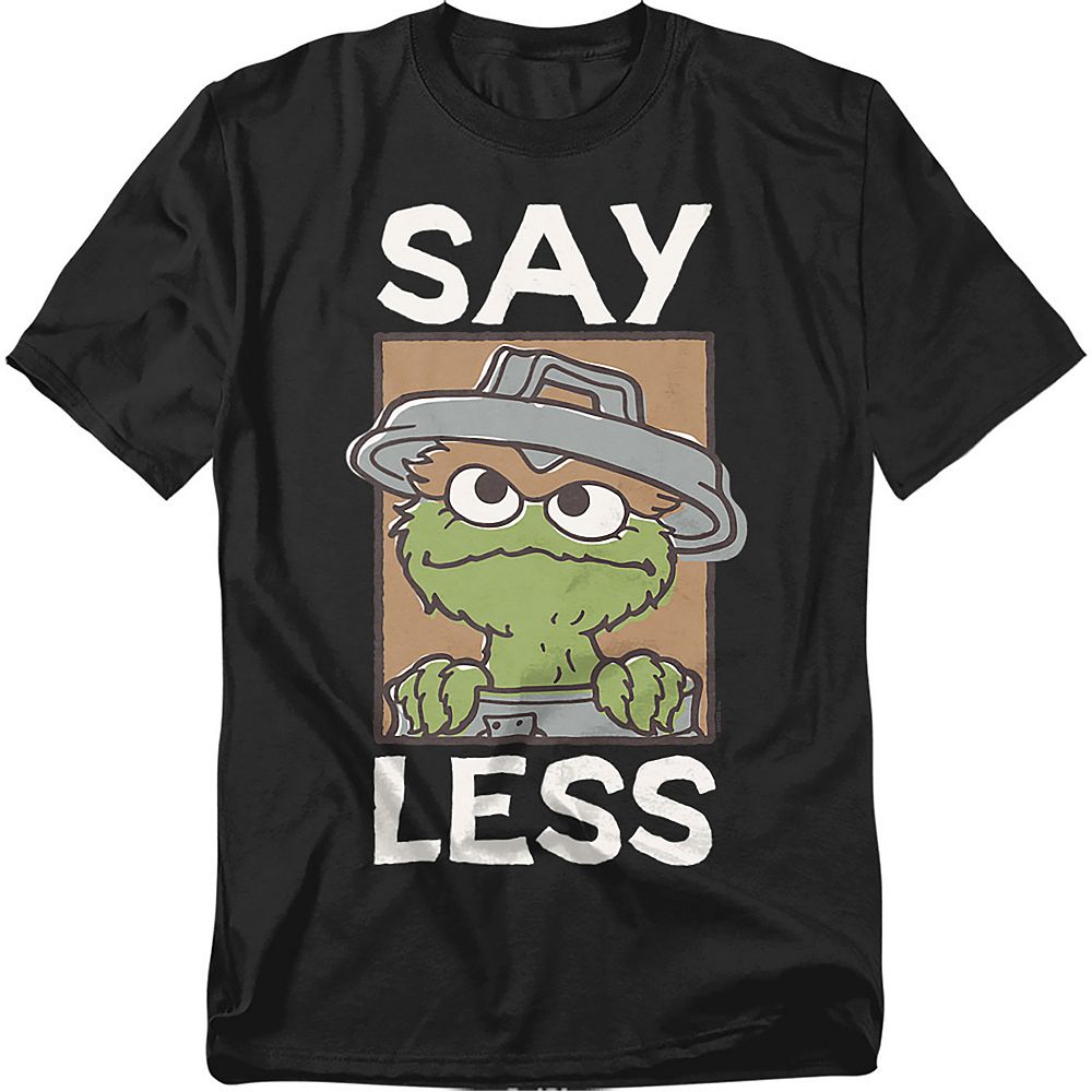 Big & Tall Sesame Street Oscar Say Less Graphic Tee