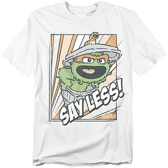 Big & Tall Sesame Street Oscar Say Less Graphic Tee