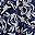 Navy White Print