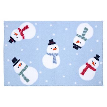 St. Nicholas Square® Snowman Design Bath Mat