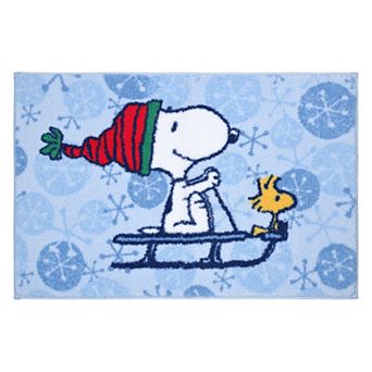 St. Nicholas Square® Peanuts® Sledding Snoopy Bath Mat