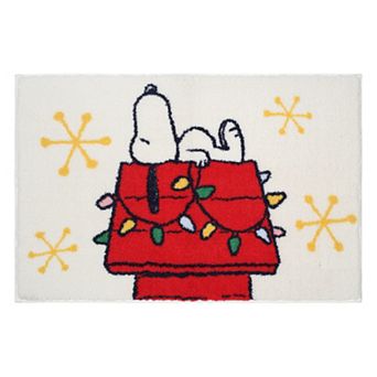 St. Nicholas Square® Peanuts® Snoopy Holiday House Bath Mat