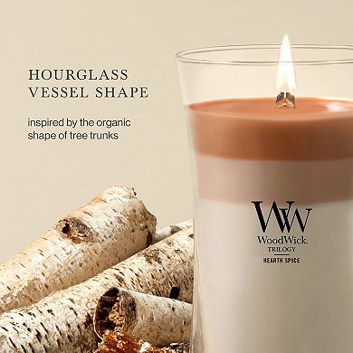 WoodWick Hearth Spice Trio Large Hourglass Candle