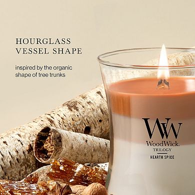 WoodWick Hearth Spice Medium Hourglass Candle