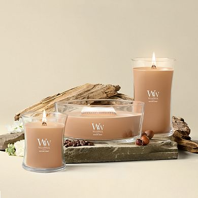 WoodWick Hazelnut Roast Medium Hourglass Candle