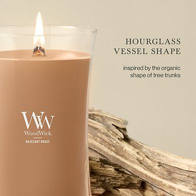WoodWick Hazelnut Roast Large Hourglass Candle