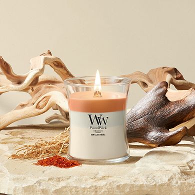 WoodWick Vanilla Embers Trio Medium Hourglass Candle