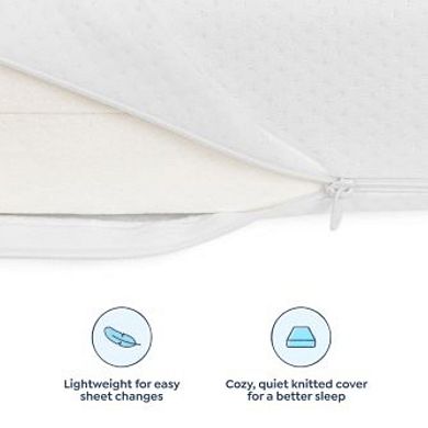 DaVinci Comfort Crib Mattress with Removable Waterproof Knit Cover