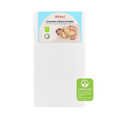 DaVinci Comfort Crib Mattress with Removable Waterproof Knit Cover