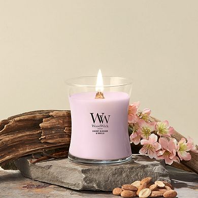 WoodWick Cherry Blossom & Vanilla 9.7-oz. Medium Hourglass Candle Jar
