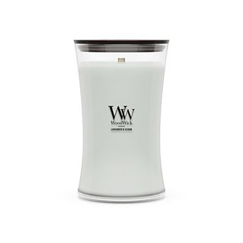 WoodWick Lavender & Cedar 21.5-oz. Large Hourglass Candle Jar