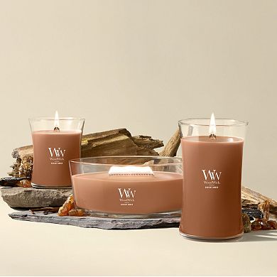 WoodWick Radiant Amber 21.5-oz. Large Hourglass Candle Jar