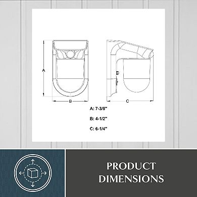 1 Light Black Solar LED Outdoor Wall Jar Light, Motion Sensor Dusk to Dawn