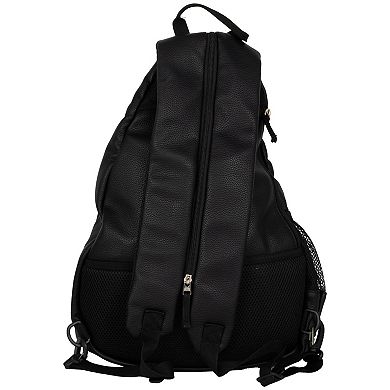 Purdue Boilermakers Faux Leather Backpack