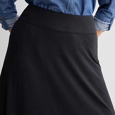 Women's Croft & Barrow® Knit Midi Skirt