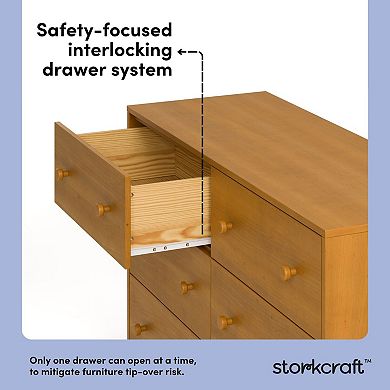 Storkcraft Texas 6-Drawer Dresser