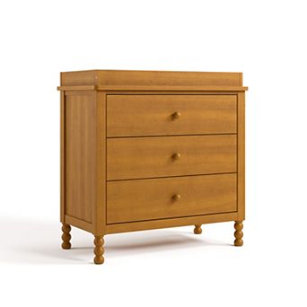 Storkcraft Rio 3-Drawer Chest Dresser with Removable Changing Topper