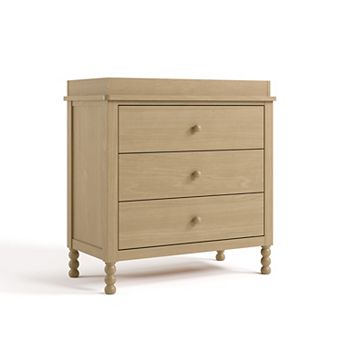 Storkcraft Rio 3-Drawer Chest Dresser with Removable Changing Topper