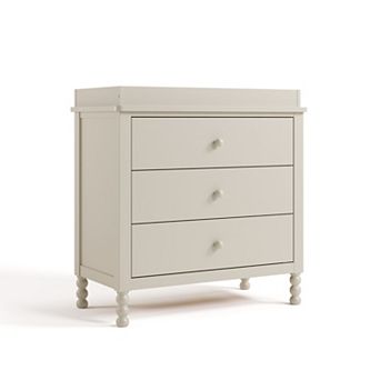 Storkcraft Rio 3-Drawer Chest Dresser with Removable Changing Topper