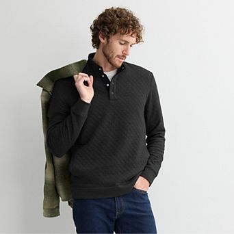 Men's Sonoma Goods For Life® Quilted Quarter Snap Pullover