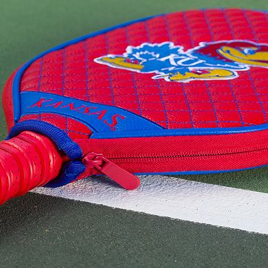 Kansas Jayhawks Quilted Pickleball Cover