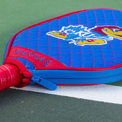 Kansas Jayhawks Quilted Pickleball Cover
