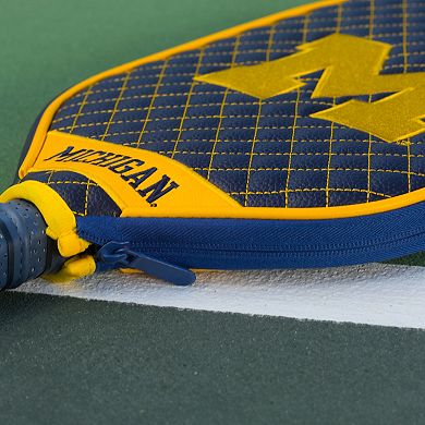 Michigan Wolverines Quilted Pickleball Cover