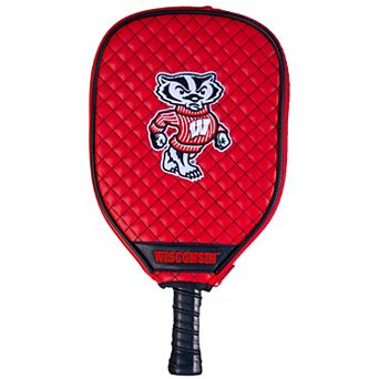 Wisconsin Badgers Quilted Pickleball Cover