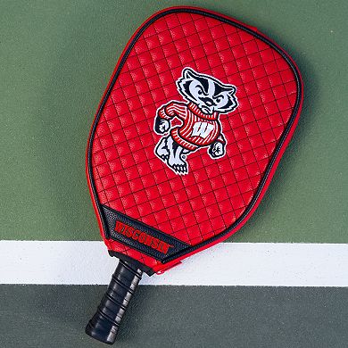 Wisconsin Badgers Quilted Pickleball Cover