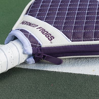 TCU Horned Frogs Quilted Pickleball Cover