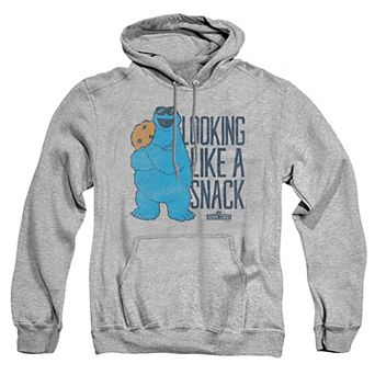 Big & Tall Sesame Street Cookie Monster Graphic Pullover Hoodie