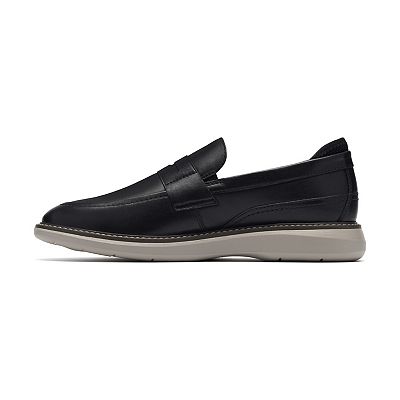 Clarks Collection Black Leather Slip On Loafers Mens 10.5 Cushion Soft Clarks Collection Men main image 4