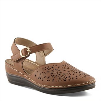 Patrizia Nougatish Women's Ankle Strap Wedge Sandals