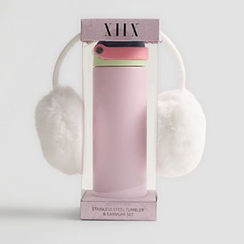 Women's Collection XIIX 2 pc Stainless Steel Tumbler & Earmuffs Set