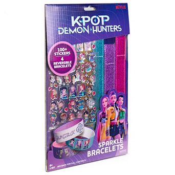 Netflix KPop Demon Hunters 4 pc Sparkle Bracelets Set
