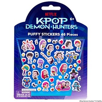 Netflix KPop Demon Hunters Puffy Stickers
