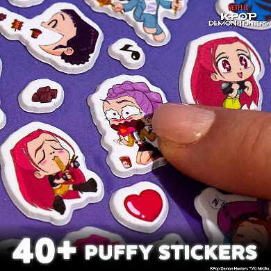 Netflix KPop Demon Hunters Puffy Stickers