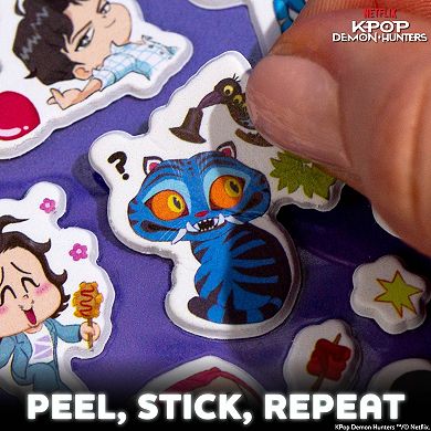 Netflix KPop Demon Hunters Puffy Stickers