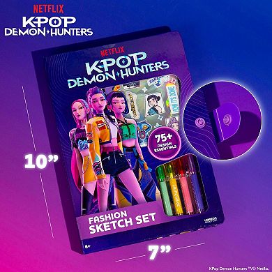 Netflix KPop Demon Hunters 75+ Design Essentials Fashion Sketch Set