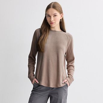 Juniors' SO® Cozy Long Sleeve Crew