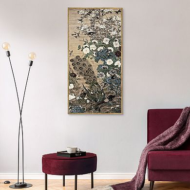 Masterpiece Silk and Moonlight XII Framed Canvas Wall Art