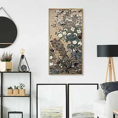 Masterpiece Silk and Moonlight XII Framed Canvas Wall Art