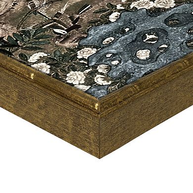 Masterpiece Silk and Moonlight XII Framed Canvas Wall Art