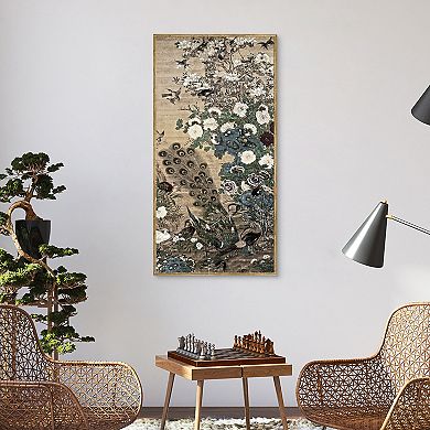 Masterpiece Silk and Moonlight XII Framed Canvas Wall Art