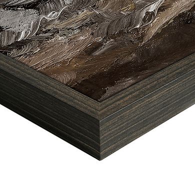 Masterpiece In the Woods Framed Canvas Wall Art